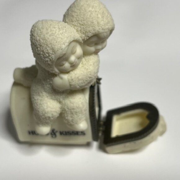 VTG Snow Babies Hugs & Kisses 1999 Hinged Mini Mailbox 2"x3" - Picture 4 of 16